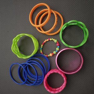 Harajuku Maximalism Rave bracelets
